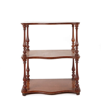 A Tier Mahogany Whatnot