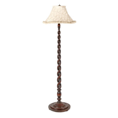 A Barley Twist Column Lamp&nbsp;