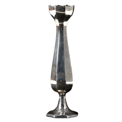 An Edwardian Sterling Silver Vase