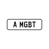 Personalised plate: A MGB GT