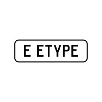 Personalised plate: E ETYPE