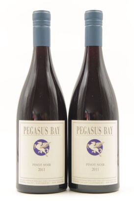 (2) 2011 Pegasus Bay Pinot Noir, Waipara