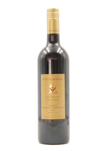 (1) 2002 Villa Maria Cellar Selection Merlot Cabernet, Hawkes Bay