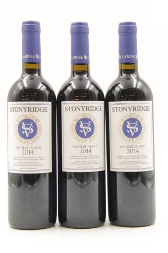 (3) 2014 Stonyridge Larose, Waiheke