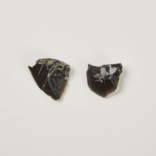 Two Obsidian Flakes