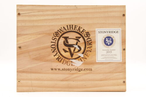 (3) 2015 Stonyridge Larose, Waiheke (OWC)