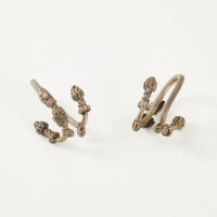 A Pair of Hellenistic Era Silver Earrings, Greece