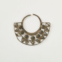 A Pre-Columbian Silver Nose Ornament