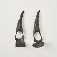 A Pair of Figural Spoons, Indonesia