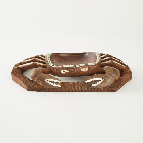 An Inlaid Crab Bowl, Trobriand Islands