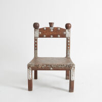 A Traditional Pidha Low Chair, Rajasthan, India