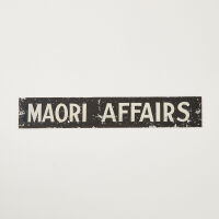 A Maori Affairs Sign