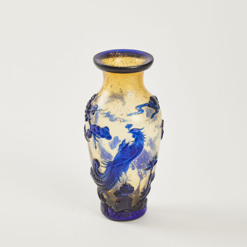 A Peking Glass Vase