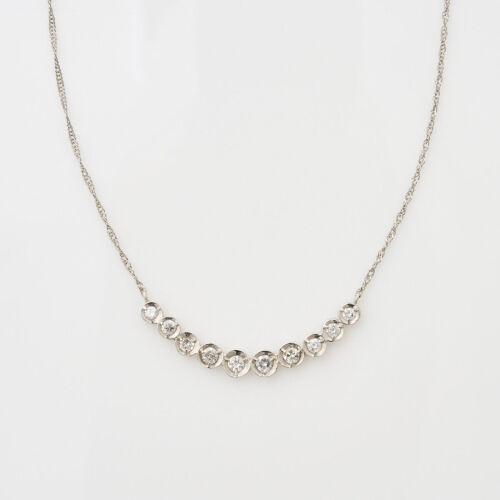 Platinum, .50ct Modern Diamond Necklace