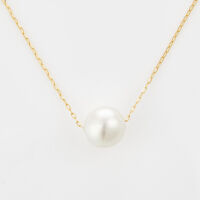 18ct Yellow Gold, Burmese South Sea Pearl Necklace