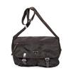 Prada Brown Nylon Messenger Flap Bag - 2