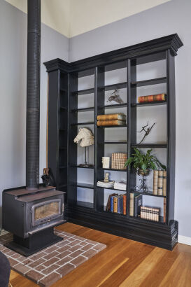 A Large Built in Bookcase