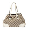 Gucci Canvas and Leather Web Princy Tote Bag - 2