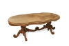 Oak Dining Table with Elaborate Carved Legs and Shaped Top - 2