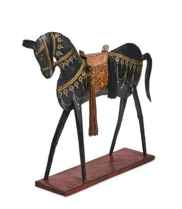 A Tin Decorative Horse Ornament