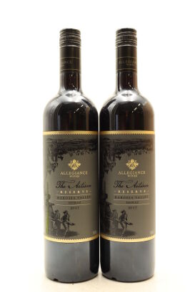 (2) 2017 Allegiance Wines The Artisan Reserve Barossa Valley Shiraz, Australia