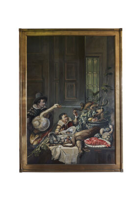 Theatre Backdrop Oil Painting
