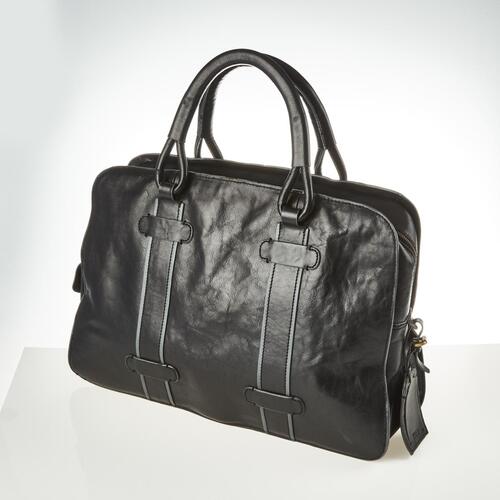 Hugo Boss Black Leather Briefcase