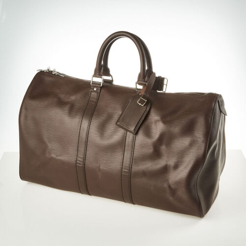 Louis Vuitton Brown Epi Leather Keepall 45