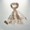 Burberry, Sheer Pink 100% Cashmere Scarf