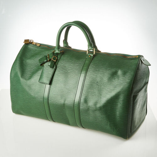 Louis Vuitton Green Epi Keepall 50
