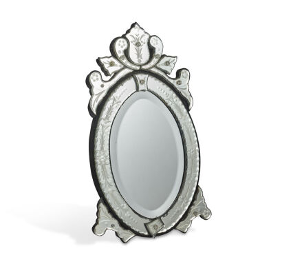 A Venetian Style Table Top Mirror