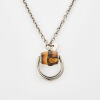 Gucci Bamboo Horsebit Pendant Necklace with Box