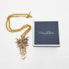 Oscar De La Renta Gold Tone Crystal Necklace with Box - 2