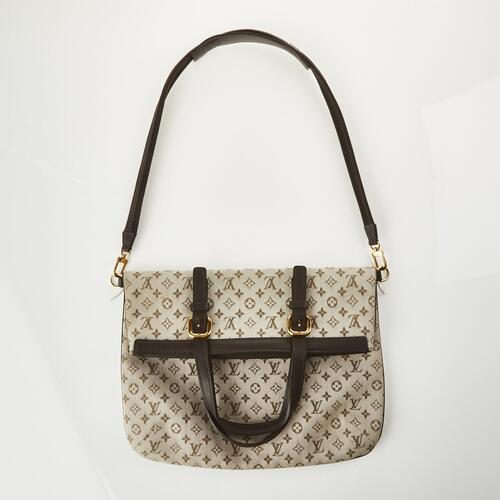 Louis Vuitton Green Mini Lin Francoise Convertible Tote Bag