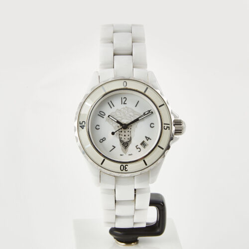 Crooks and Castles, 39mm Stainless Steel and Ceramic Know1 edge Ltd Edition Wristwatch