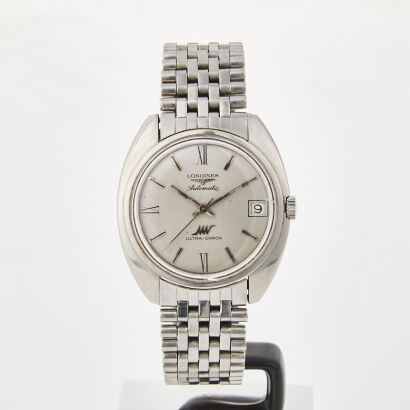 Stainless Steel, 35.5mm Longines Automatc Ultra-Chron Wristwatch