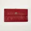 Chanel Camellia Embossed Wallet