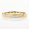 18ct Yellow Gold, Modern, 2.38ct Oval Diamond Bangle