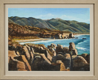 E. SHACKLEY Pancake Rocks Punakaiki
