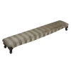 Unusual Long Upholstered Footstool - 2