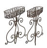 Two Early-20th Century Ironwork Planters