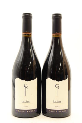 (2) 2002 Craggy Range Le Sol Syrah, Gimblett Gravels [BC95]