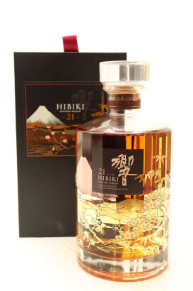 (1) Hibiki 21 Year Old Kacho Fugetsu Limited Edition Blended Japanese Whisky, 43% ABV, (GB)