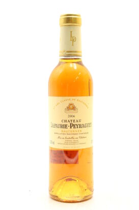 (1) 2006 Chateau Lafaurie-Peyraguey, Sauternes, 375ml [JR17.5]