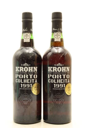 (2) 1991 Wiese & Krohn Colheita Port, Portugal