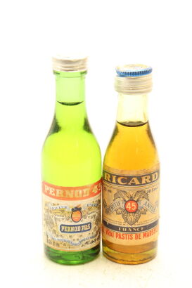 (1) A Selection of 2x Ricard Aperitif Miniatures (Sold As One Lot)