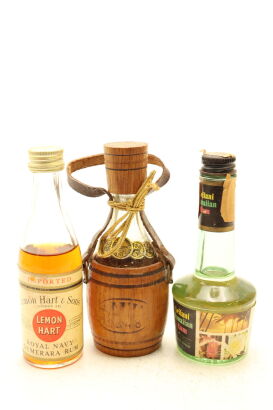 (1) A Selection of 3x Rum Miniatures (Sold As One Lot)