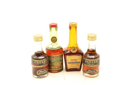 (1) A Selection of 4x French Liqueur Miniatures (Sold As One Lot)