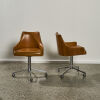 A Pair of Milo Baughman Tub Swivel Chairs - 2