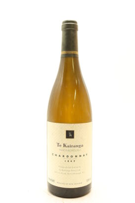 (1) 1997 Te Kairanga Chardonnay, Martinborough